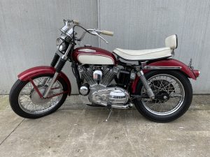 a maroon motorcycle 016 harley davidson sportster 66 01