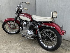 a maroon motorcycle 016 harley davidson sportster 66 02
